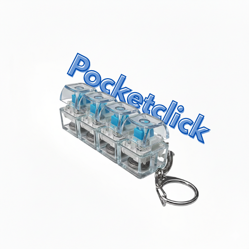 Pocketclick - antistresová klíčenka