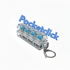 Pocketclick - antistresová klíčenka